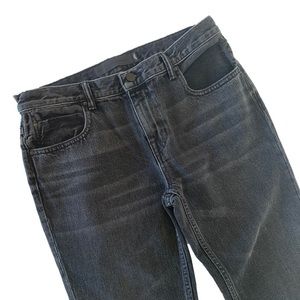 Alexander Wang Black Straight Denim Jeans